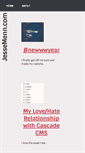 Mobile Screenshot of jessemenn.com